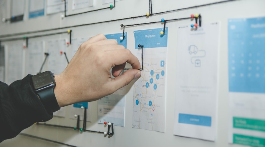 Design team collaboration on UX