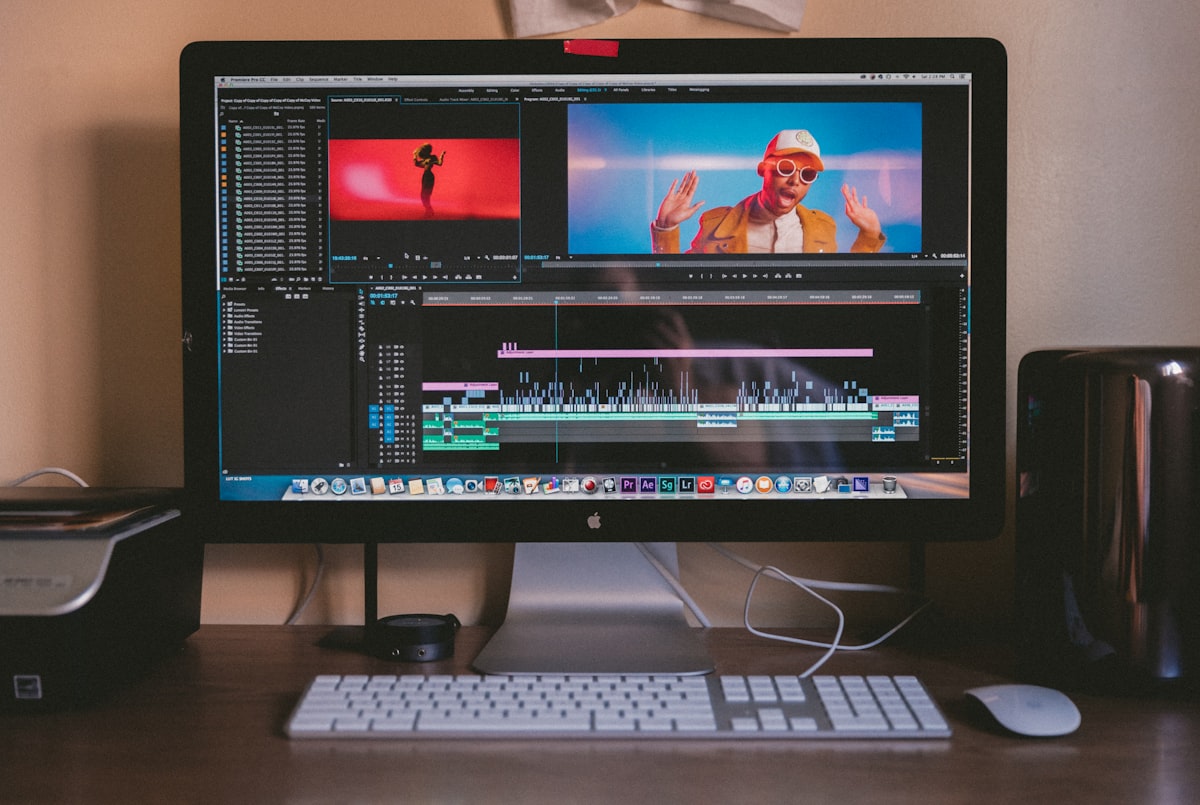 Website performance metrics showing video optimization results